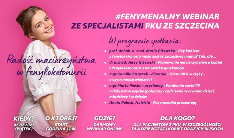 Fenymenalany webinar – Radość macierzyństwa w fenyloketonurii